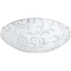 Eglo lampada da soffitto Scalea 1, fiamma, classica, metallo bianco, vetro