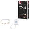 Paulmann 78900 - Striscia LED a batteria, con sensore di movimento e sensore crepuscolare, 1 m, 1,4 W, 140 lm/m, 3000 K, in plastica, colore: Bianco