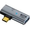 NFHK 10Gbps USB-C Type-C a USB 3.0 Femmina OTG & 100W PD Adattatore di Alimentazione per Laptop Tablet Telefono