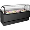Mondial Vetrina gelato, pasticceria gelata e stecco - 22 vaschette da 5 L o 44 da 2,5 L - Temp. +10°-25°C - Cm 200.6