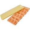 Fackelmann 17045 - Vassoio per ghiaccio con coperchio, contenitore per ghiaccio, gelato, stampo per ghiaccio, vassoio per ghiaccio, stampo forma ghiaccio, plastica, 25,8 x 10 x 3 cm