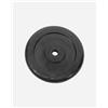 Carnielli Disco Gommato 10 Kg - Disco Ghisa - Nero
