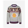 Mitchell&ness Field Crew Vintage Logo Lakers M - Felpa Nba - Uomo - Grigio