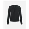 Dack's Back Zip Neck W - T-shirt - Donna - Nero