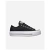 Converse Chuck Taylor All Star Ox Lift W - Scarpe Sneakers - Donna - Nero