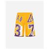 Mitchell&ness Nba Lakers Dennis Rodman M - Pantaloncini Basket - Uomo - Giallo