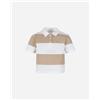 Dack's Rugby Stripe W - Polo - Donna - Beige