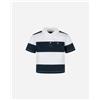 Dack's Rugby Stripe W - Polo - Donna - Blu