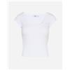 Dack's Rib W - T-shirt - Donna - Bianco