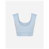 Deha Sport W - Reggiseno Sportivo - Donna - Azzurro