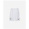 Mizuno Lazio Home 25-26 Jr - Pantaloncini Calcio Ufficiali - Bianco