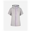 Abc Tech W - Giacca Running - Donna - Grigio