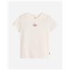 Levis Levi's Batwing Flowers W - T-shirt - Donna - Bianco