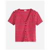 Levis Levi's Serafino Stripe W - T-shirt - Donna - Rosso