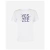 Yes Zee Big Logo W - T-shirt - Donna - Bianco