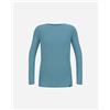 Odlo Active Warm Jr - Maglia Intimo Tecnico - Azzurro
