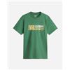 Vans Stretch Logo Check M - T-shirt - Uomo - Verde