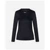 Mizuno Mid Weight W - Maglia Intimo Tecnico - Donna - Nero