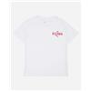 Puma Print Back Jr - T-shirt - Bianco