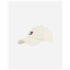 Tommy Hilfiger Logo Badge W - Cappellino - Donna - Bianco
