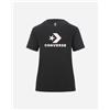 Converse Star Chevron W - T-shirt - Donna - Nero