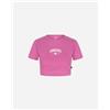 Converse Logo Mini W - T-shirt - Donna - Fucsia