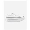 Converse Chuck Taylor All Star Lift Double Stack Ox W - Scarpe Sneakers - Donna - Bianco