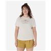Asics Fujitrail Logo W - T-shirt Running - Donna - Bianco