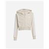 Adidas 3stripes Jr - Felpa - Grigio
