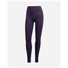 Adidas Opt Essential 3stripes W - Leggings - Donna - Rosso