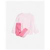 Adidas Infant 3stripes Jr - Tuta - Fucsia