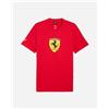 Puma Ferrari Sportsw Colored Shield M - T-shirt - Uomo - Rosso