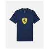 Puma Ferrari Sportsw Colored Shield M - T-shirt - Uomo - Blu