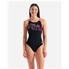 Arena Flowing W - Costume Piscina - Donna - Nero