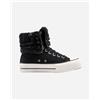 Converse Chuck Taylor All Star Fold Over Lift X-high W - Scarpe Sneakers - Donna - Nero