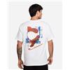 Nike Basket Printed M - T-shirt - Uomo - Bianco