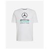 Adidas Mercedes Team Dna M - T-shirt - Uomo - Bianco