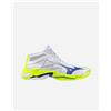 Mizuno Wave Lightning Elite Mid M - Scarpe Volley - Uomo - Bianco