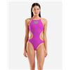 Arena One Big Logo W - Costume Piscina - Donna - Fucsia
