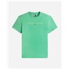 Tommy Hilfiger Linear Logo M - T-shirt - Uomo - Verde