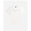 Tommy Hilfiger Linear Logo M - T-shirt - Uomo - Beige