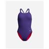 Speedo Solid Powerback W - Costume Piscina - Donna - Blu