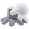 Ainvliya - Pupazzo di polpo in peluche, polpo di ottopo, pupazzo di ottopo per l'umore (nero e bianco)
