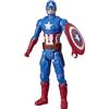 MARVEL THE AVENGERS Avengers - Captain America (Action figure 30 cm con blaster Titan Hero Blast Gear)