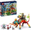 LEGO DREAMZzz 2 in 1 Il Camaleonte di Fuoco di Mateo - Animale Trasformabile in Aereo Giocattolo e Mech o in Guardiano - Costruzioni per Bambini da 7 Anni con 2 Minifigure - Idea Regalo - 71492
