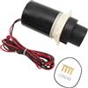 CFTGIW Motopompa per WC per Camper Gruppo Pompa per WC in Metallo ABS da 12 V Efficiente 37072‑0092 per Jabsco 37045 37245 Pompa dell'Acqua per Camper con Scarico Silenzioso per WC Camper