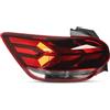 CFTGIW Sostituzione Antiurto della Lampada Posteriore del Fanale Posteriore per Dacia Sandero Stepway MK3 Dal 2021 in Poi (A sinistra: 265557573R)