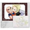 Bandai Dragon Ball Android 18 Krillin Cel Art Sheet Akira Toriyama Giappone