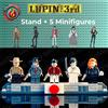 LEGO ⭐ Lego lotto da 5 Minifigures + stand inspired by Lupin 3 Japan Manga Anime