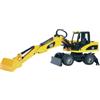 BRUDER CAT Escavatore gommato - Nero - Giallo - Sintetici ABS - 116 (2445)
